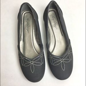 Flats Angel Steps Black Shoes Size 6.5
